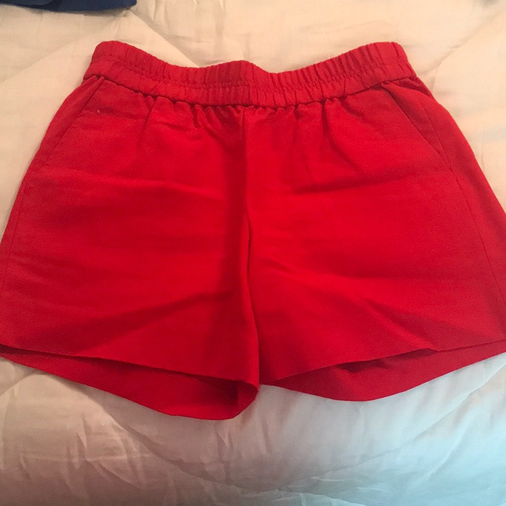 JCREW NWOT 4” red chino shorts
